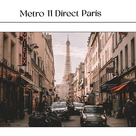 Appartement L'Ecrin Parisien - Proche Metro -Direct Paris - 4 Personnes à Romainville Extérieur photo